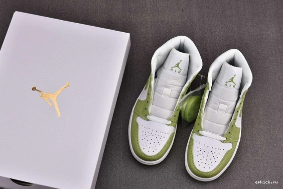Rep EP Jordan 1 Green Python  DV2959-113 (W) Mid DV2959-113 0506